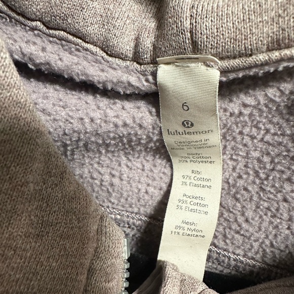 Lululemon scuba hoodie - Heathered Violet Verbana size 6 - Picture 2 of 2